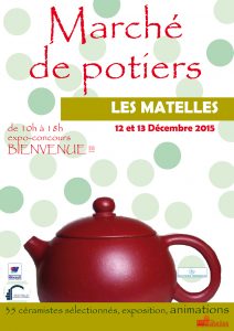 Marchés de potiers des Matelles 12 et 13 décembre 2015