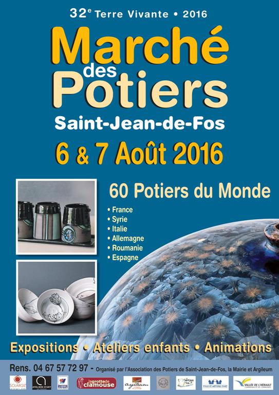 Marché des Potiers de Saint-Jean-de-Fos 2016