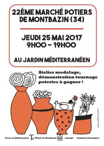 Marché des potiers de Montbazin 25 mai 2017