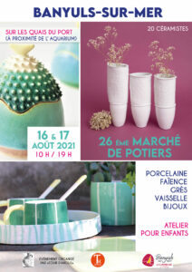 Marché des potiers de Banyuls-sur-Mer 16 et 17 août 2021
