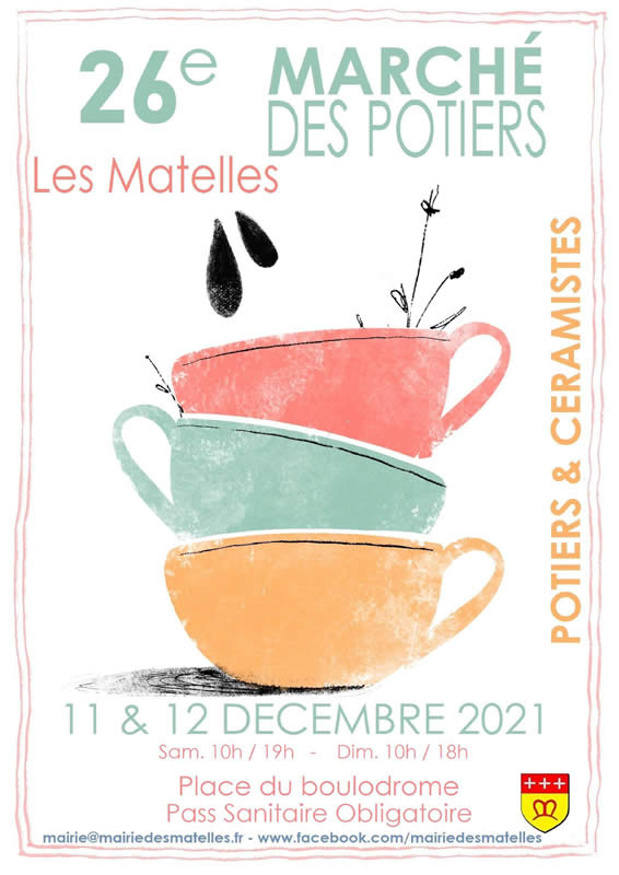 26 ème Marché des potiers Les Matelles 2021