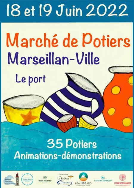 Marché de Potiers de Marseillan 18 et 19 juin 2022