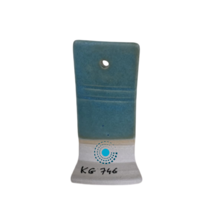 Émail pour grès et porcelaine - KG746 - Riviera Couleur : Vert turquoise mat en fine épaisseur et devient plus foncé en couche épaisse. Finition : Mate Température d'utilisation : de 1200°C à 1260°C