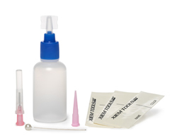 flacon applicateur avec canule adaptables de 30 ml
