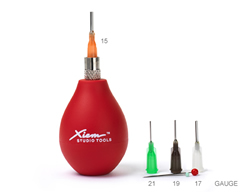 Poire rouge avec canule interchangeable