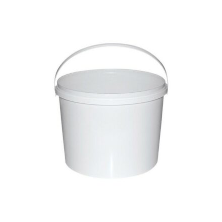 Seau blanc avec couvercle de 1l seau01