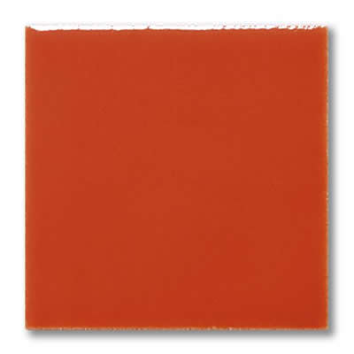fg1049 terra color émail faïence orange foncé