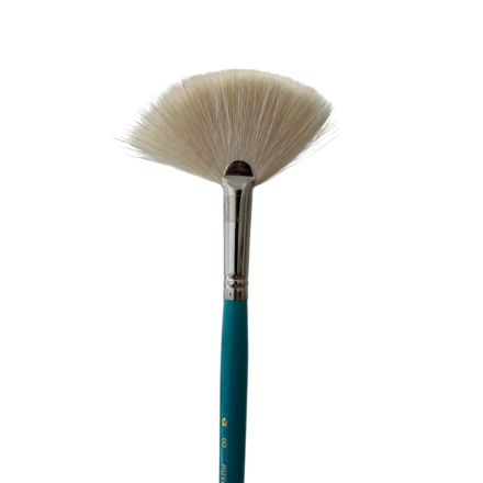 Pinceau éventail pour émail ou engobe