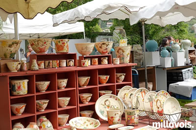 Marché potiers de Millau