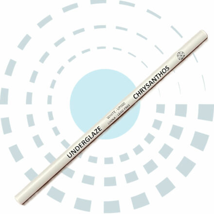 Crayon sous émail blanc