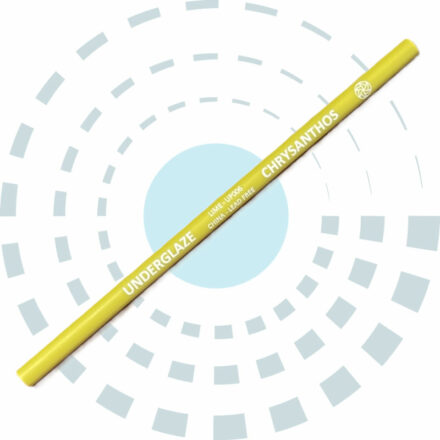 Crayon d'oxyde vert citron, sans plomb. À utiliser sur biscuit et sous émail.