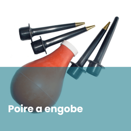 Poire à engobe