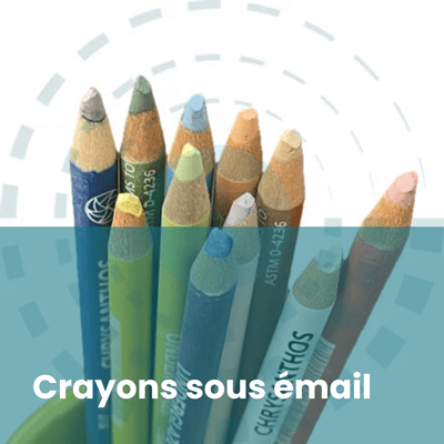 Crayons sous émail