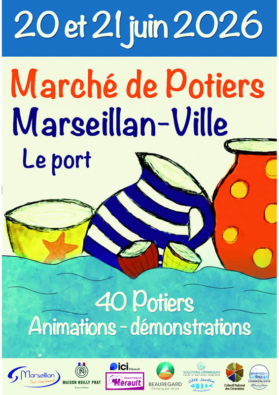Marché de Potiers de Marseillan 20 et 21 juin 2026