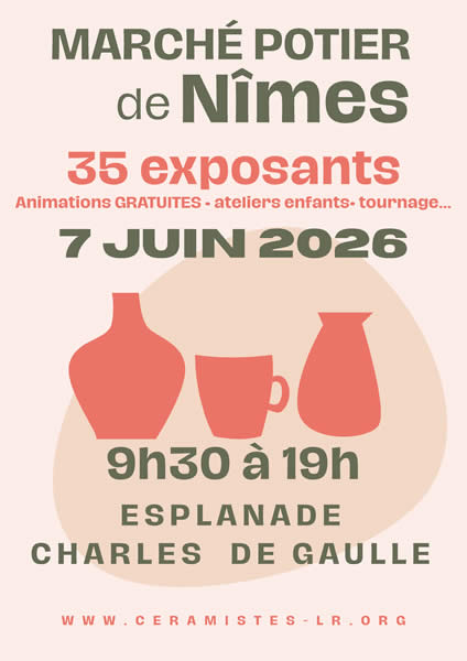 Marché potier de Nîmes 2026